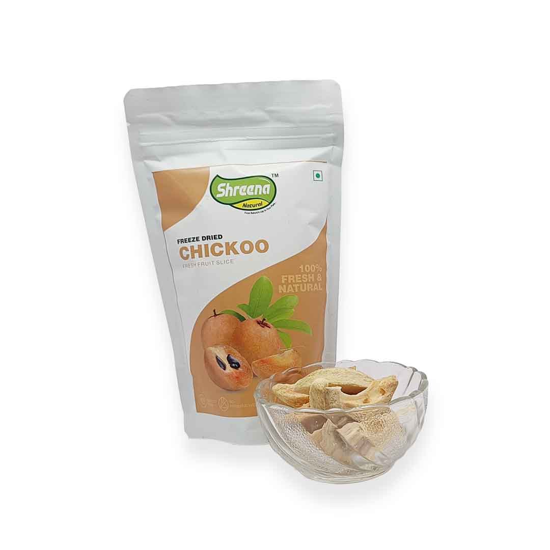 Freeze Dried Chikoo Slice