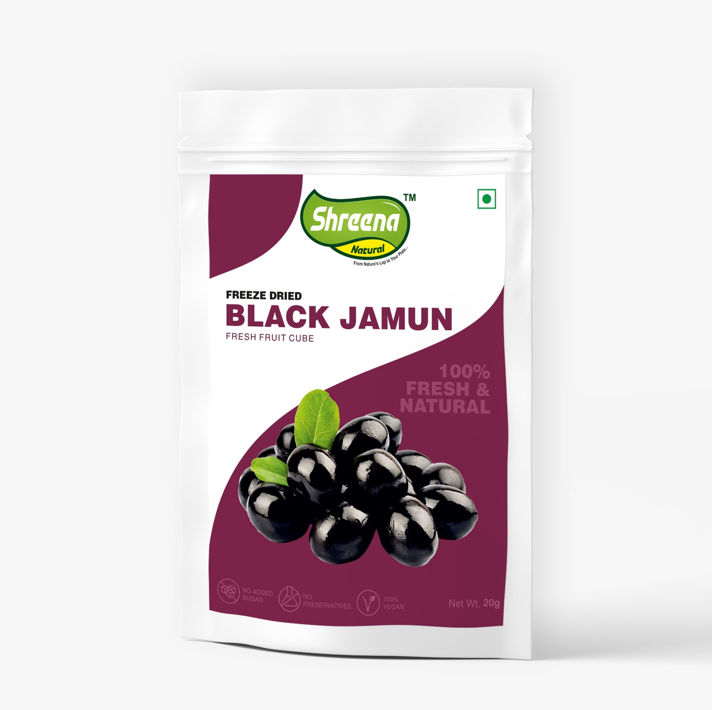 Freeze Dried Black Jamun Cube