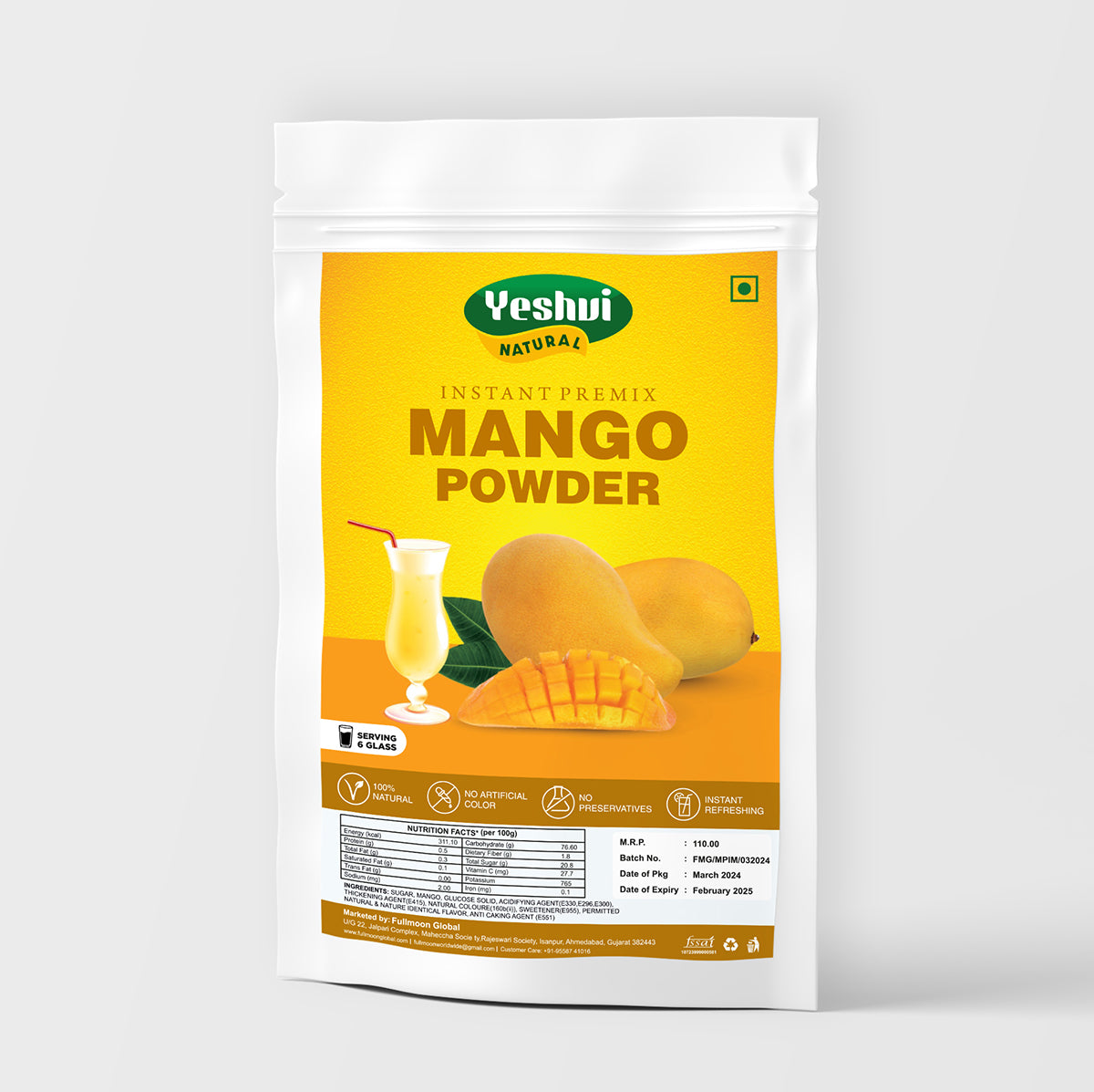 Mango Instant Drink Powder