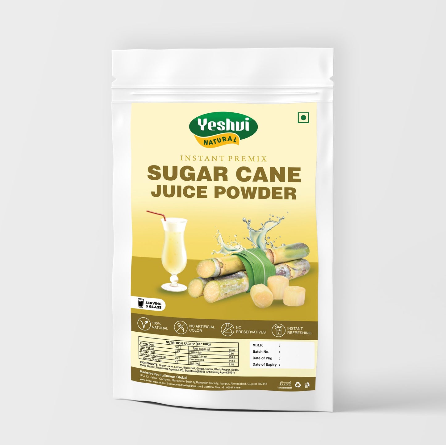 Ganne Ka Ras (Sugar Cane juice) Instant Premix Powder